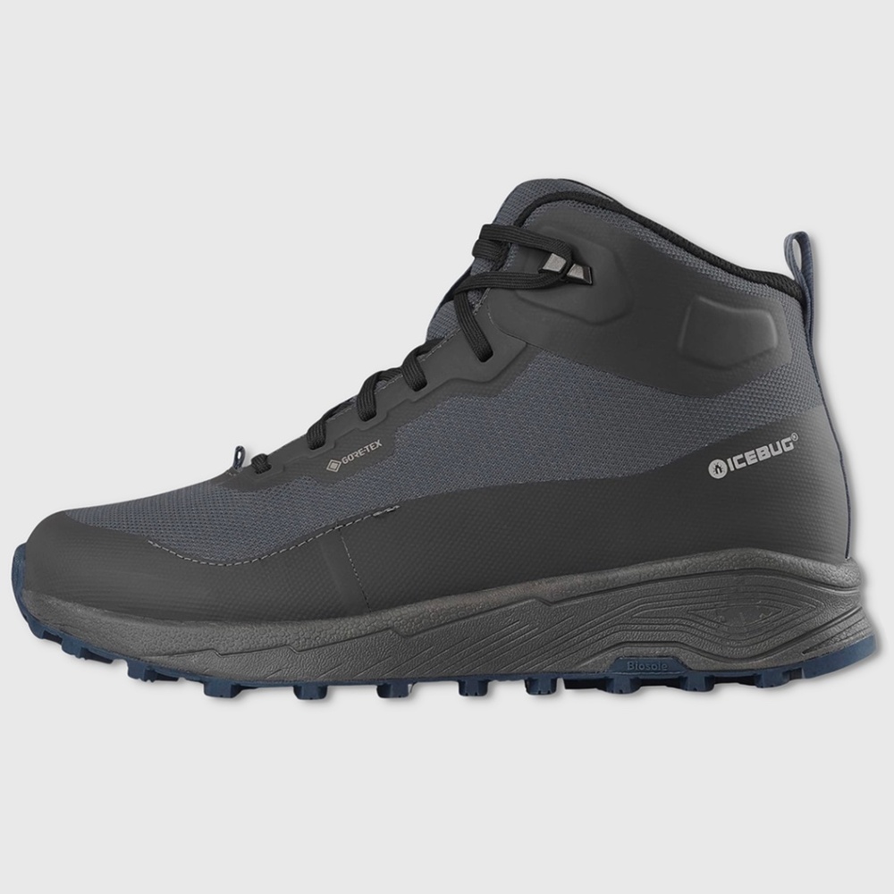Icebug Haze Mid Biosole Gortex Shoes / Boots - NEW Womens 8 Peat Grey #48875-CL2